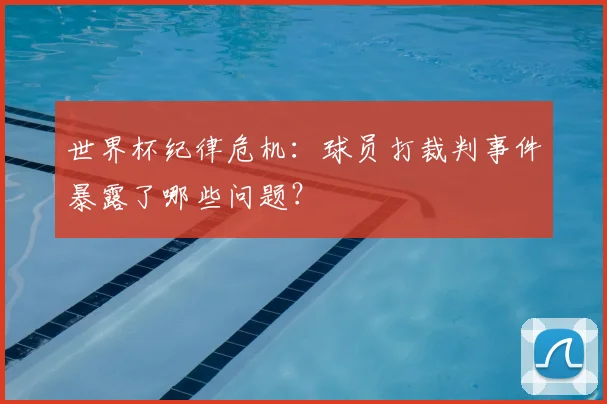世界杯纪律危机：球员打裁判事件暴露了哪些问题？